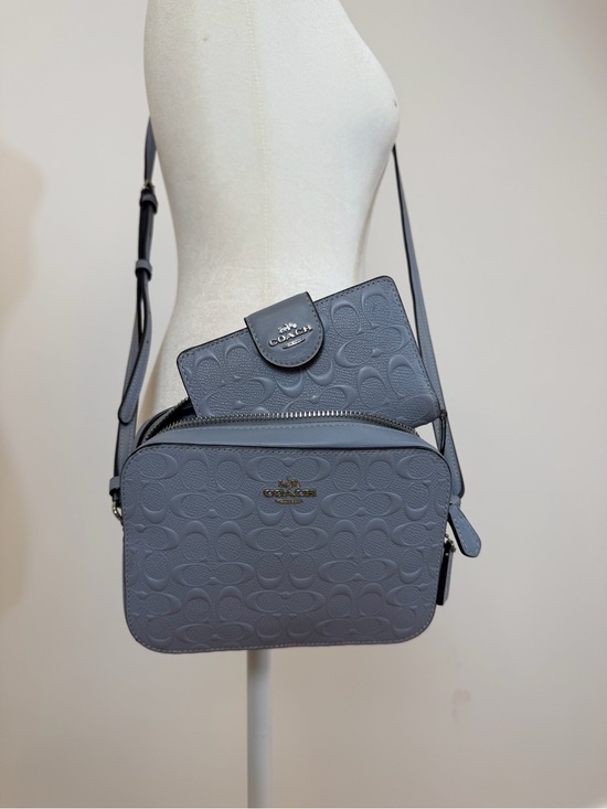 Coach Handbags - Coach Mini Camera Bag‎ and Wallet in Twilight Blue